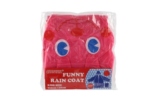 Kids Raincoat Rabbit Pink