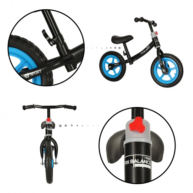 Lightweight Trike Fix Balance Bike Black and Blue