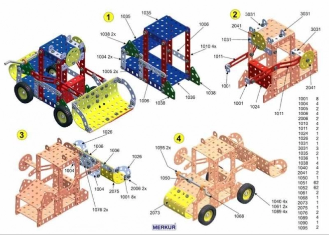 Building Set MERKUR 30 Models