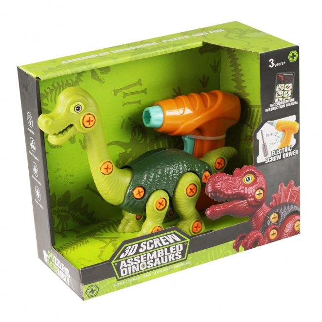 Dinosaur Building Toy with Electric Screwdriver