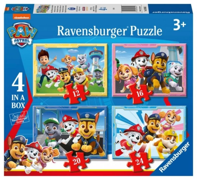 Paw Patrol 4-in-1 Puzzle Set