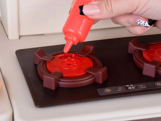 Interactive Play Kitchen with Refrigerator and Dishwasher