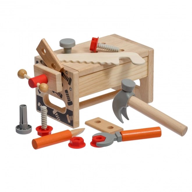 Lucy & Leo Big Carpenter Wooden Tool Set