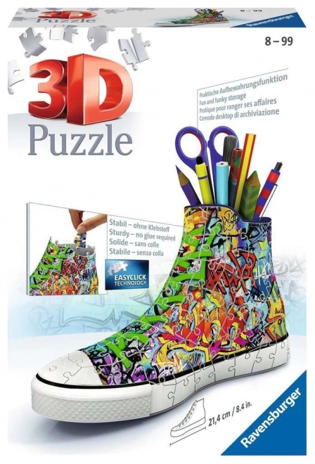 3D Graffiti Sneaker Puzzle by Ravensburger