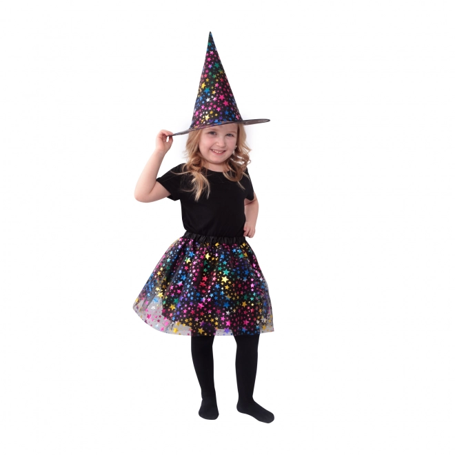 Witch Star Tutu Dress with Hat for Kids