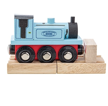 Wooden Blue Terrier Train by Bigjigs Rail