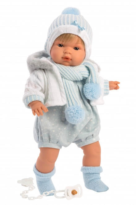 Sasha Crying Baby Doll with Sounds 38 cm by Llorens