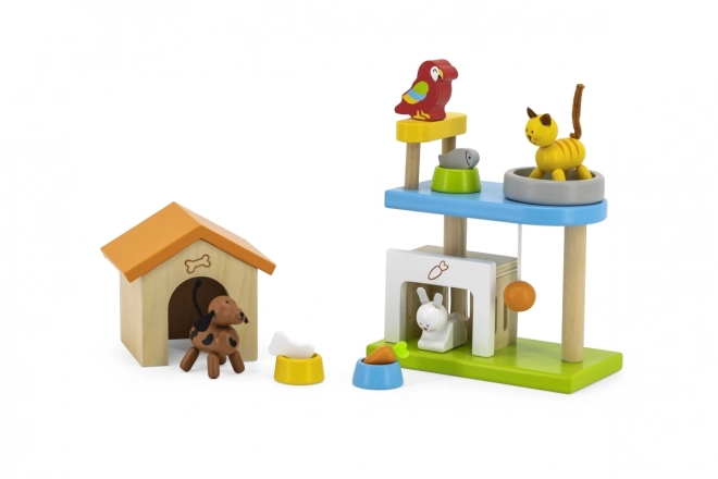 Wooden Animal Play Set