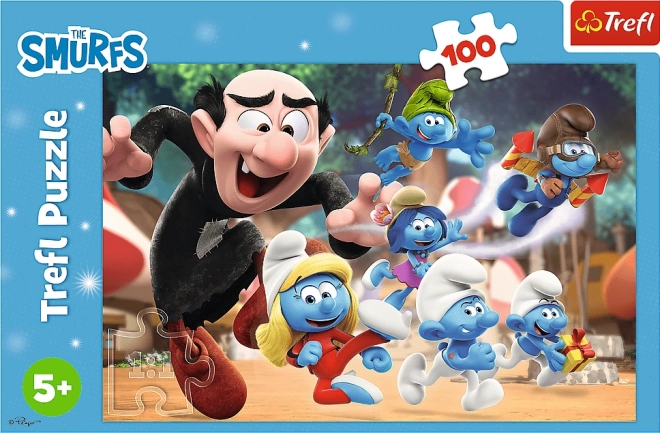 Smurfs Puzzle: Papa Smurf's Lesson 100 Pieces