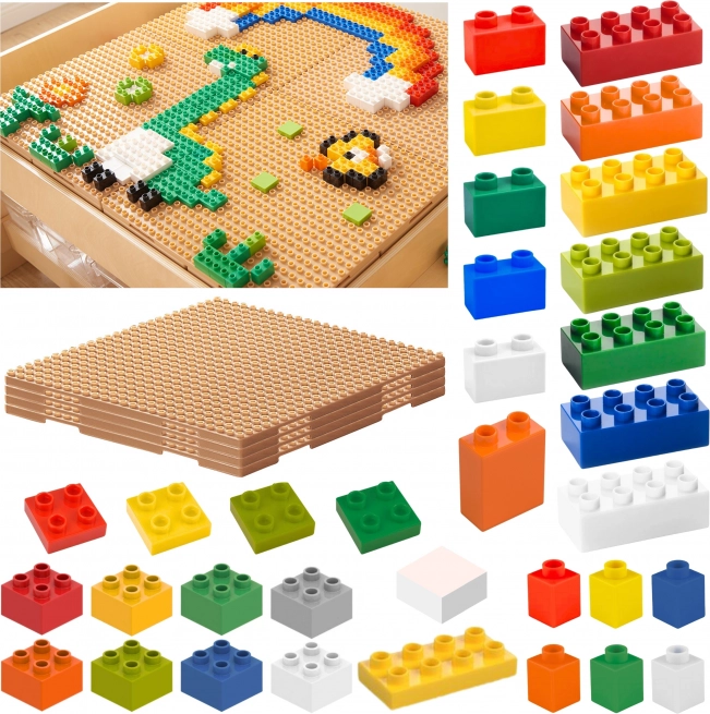 Costruzioni MASTERKIDZ STEM con 563 pezzi e 4 estensioni per pannello