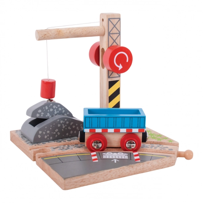 Bigjigs Rail Gravel Crane