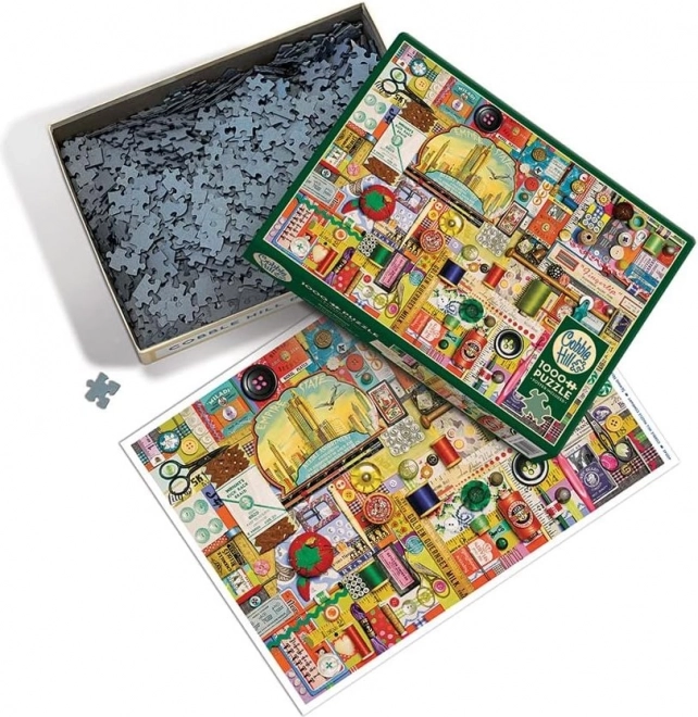 Cobble Hill Sewing Notions Puzzle 1000 Pieces