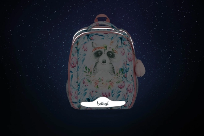 School Backpack Shelly Racoon by Baagl