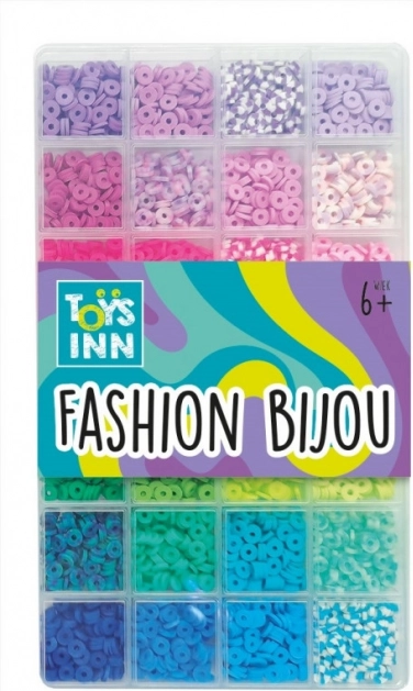 Clay Beads mix of blue colors