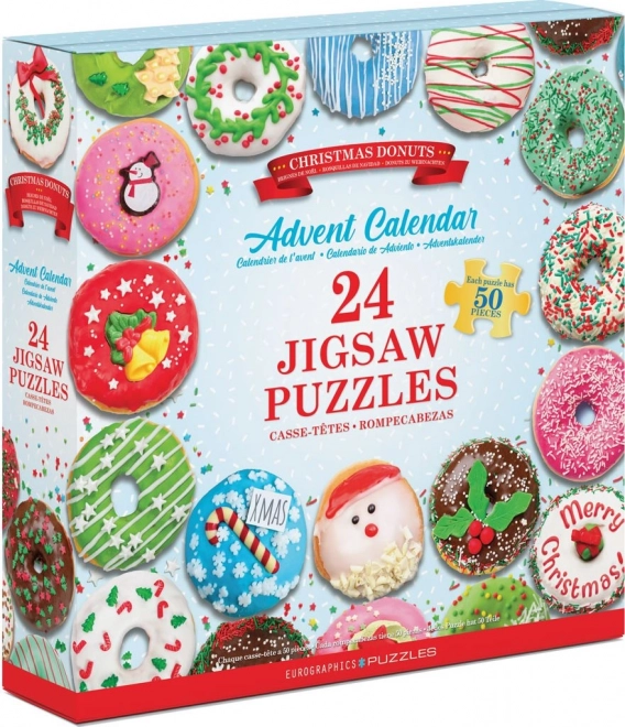 Advent Calendar Puzzles: Christmas Donuts