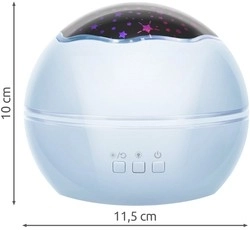 Night Light Projector - Starry Sky & Ocean Depth – Blue