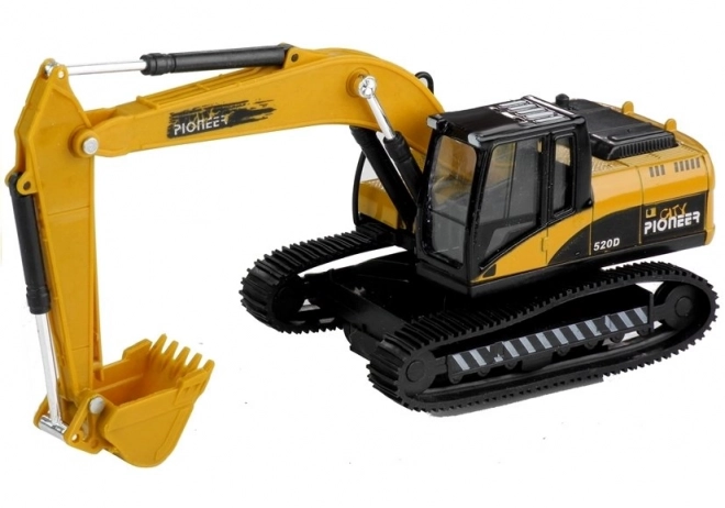 Friction Powered Excavator with Lights and Sounds