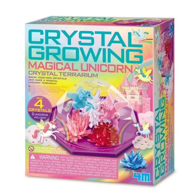 Educational Kit Unicorn Crystal Terrarium