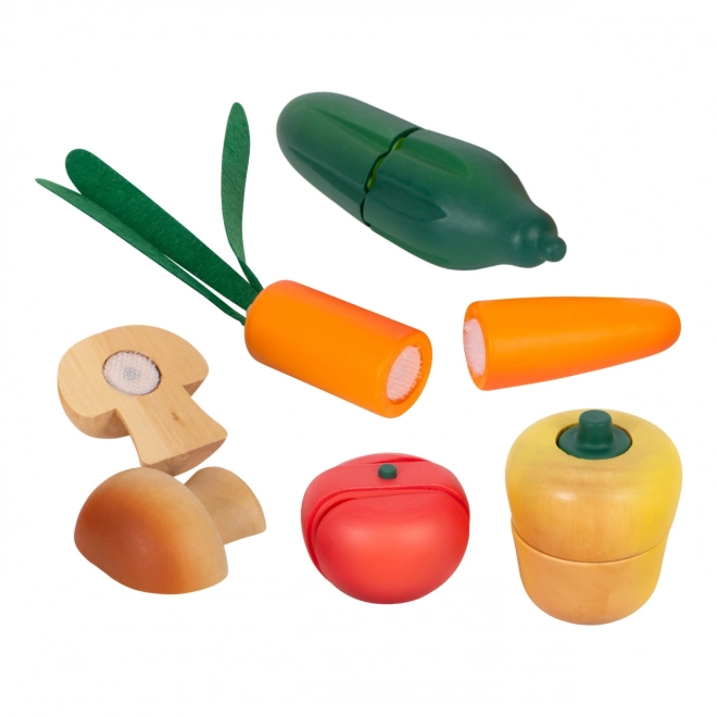 Small Foot Wooden Vegetable Cutting Set