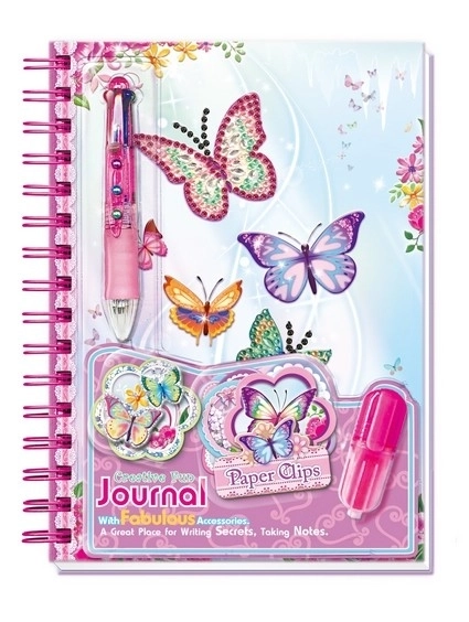Butterfly Spiral Notebook
