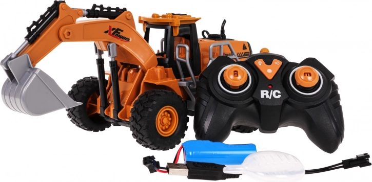 Brand RC Excavator with LED Lighting and Smoke Effects