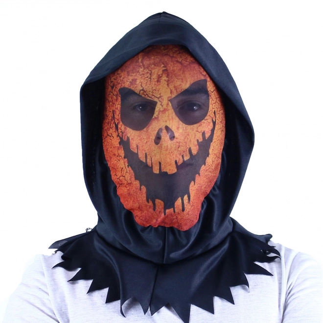 Orange Pumpkin Fabric Mask