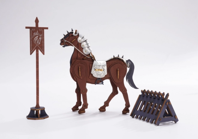 Wooden Puzzle Gallant Horse