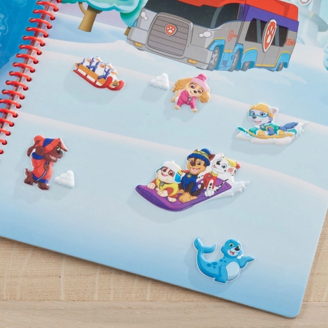 Paw Patrol Reusable Puffy Stickers - Arctic Adventure