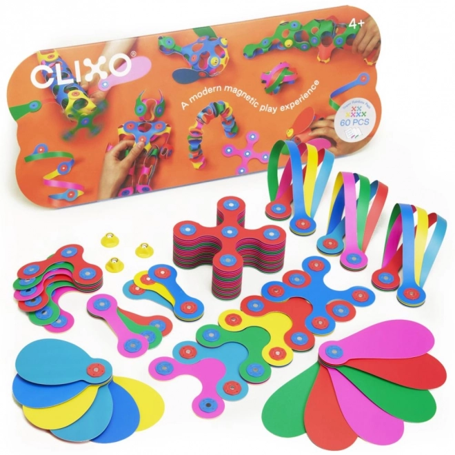 Clixo Super Rainbow Magnetic Building Set