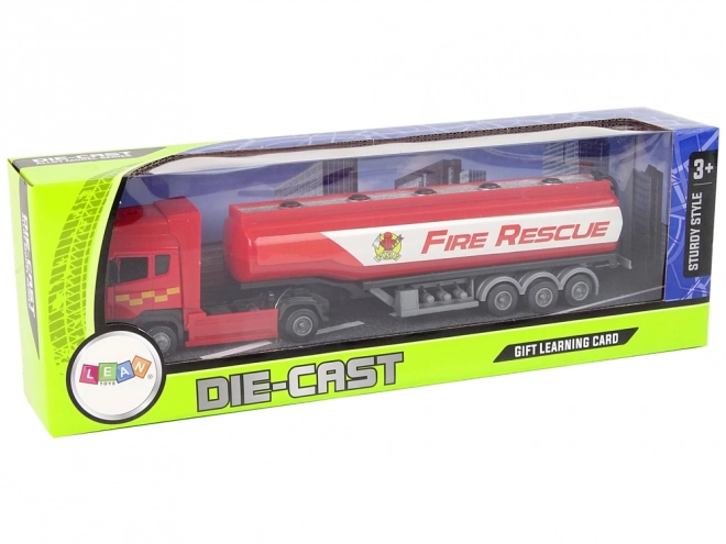 Red Fire Truck Tanker Toy