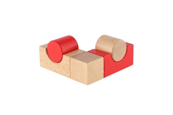 Wooden Construction Puzzle Set