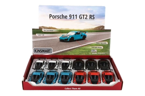 Porsche 911 GT2 RS Toy Car with Pull-Back Function