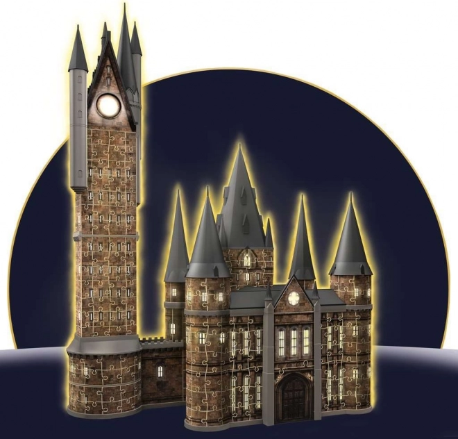 Harry Potter Hogwarts Castle Astronomical Tower Night Edition Puzzle