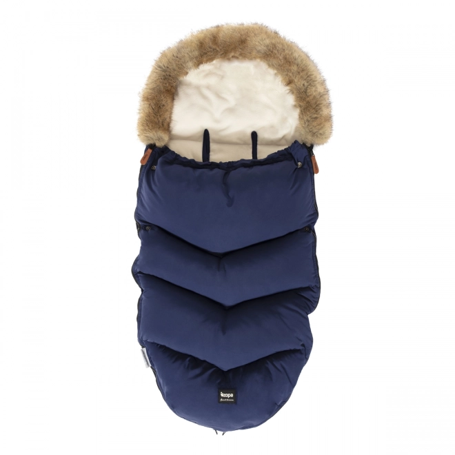 Winter Footmuff Fluffy Royal Blue