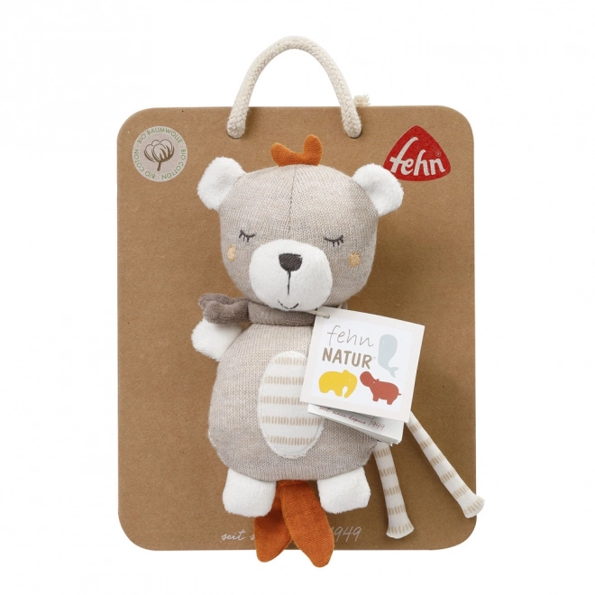 Pull String Teddy Bear Toy by FehnNatur