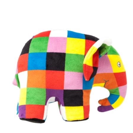 Elmer the Colorful Plush Elephant Toy