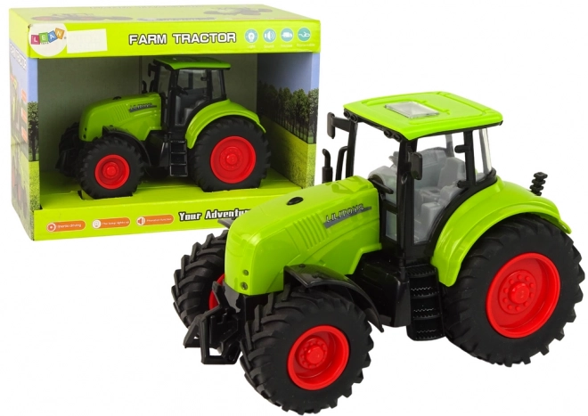 Interactive Green Toy Tractor