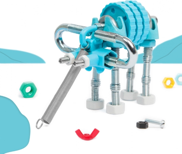 Moduláris felépítés fémből és műanyagból