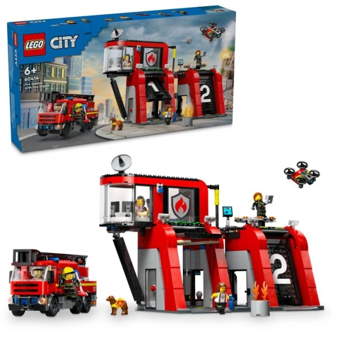 Fire Station With Fire Truck LEGO City