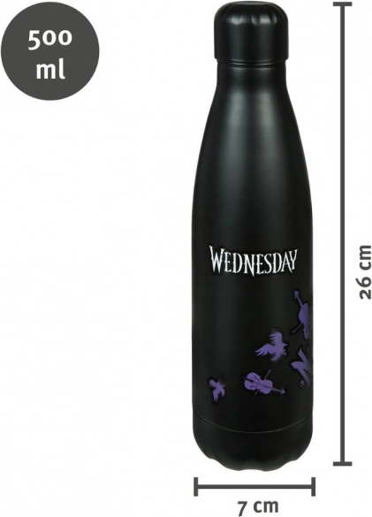 Thermos 500 ml with Wednesday Design