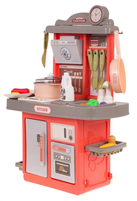 Interactive Pink Kitchen Set with Sound and Light