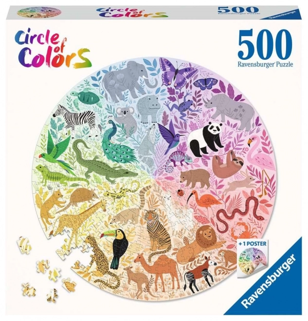 ravensburger color palette animals puzzle