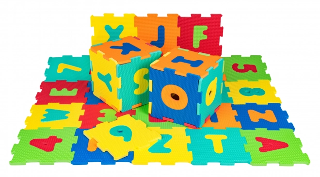 Colorful Soft Foam Play Mat with Numbers and Letters