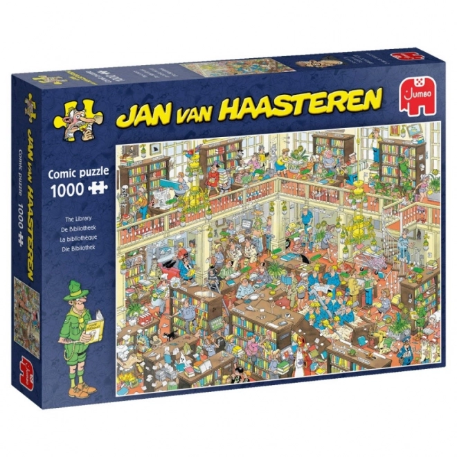 Jumbo Puzzle Jan Van Haasteren Library 1000 Pieces