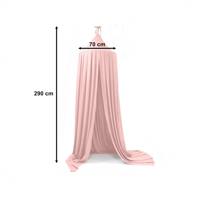 Hanging Gray Tipi Tent Canopy – light pink