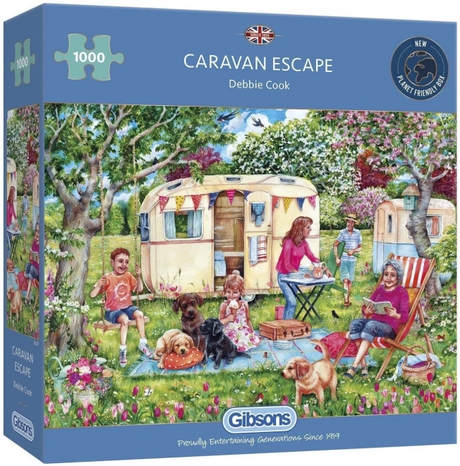 Gibsons Caravan Escape Puzzle 1000 Pieces