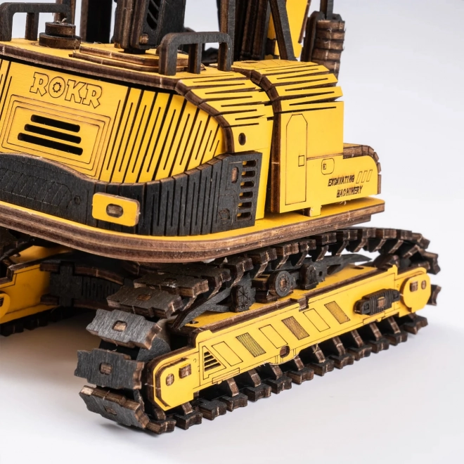 Wooden 3D Puzzle Excavator