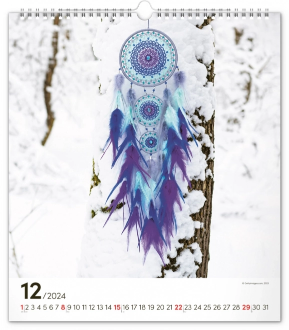 Wall Calendar Dreamcatcher 2024