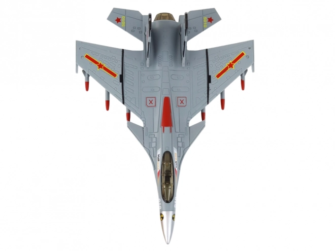 Friction-Powered Fighter Jet Model