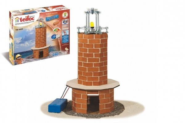 Teifoc Lighthouse Building Set with Light